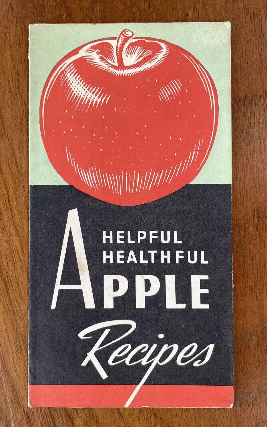 Vintage Apple Pamphlet From Finast Supermarket, Helpful Healthful Recipes