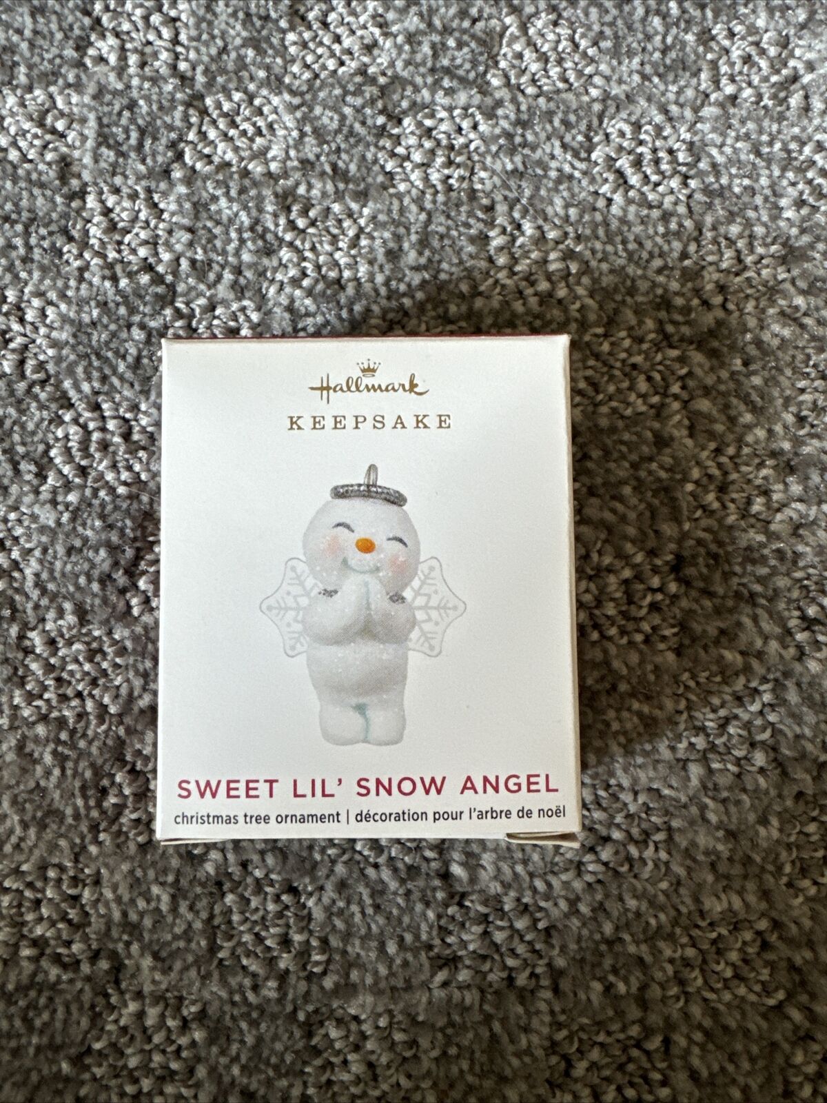 Hallmark “Sweet Lil’ Snow Angel” 2020 ~ Miniature Keepsake Ornament ~ NIB ~