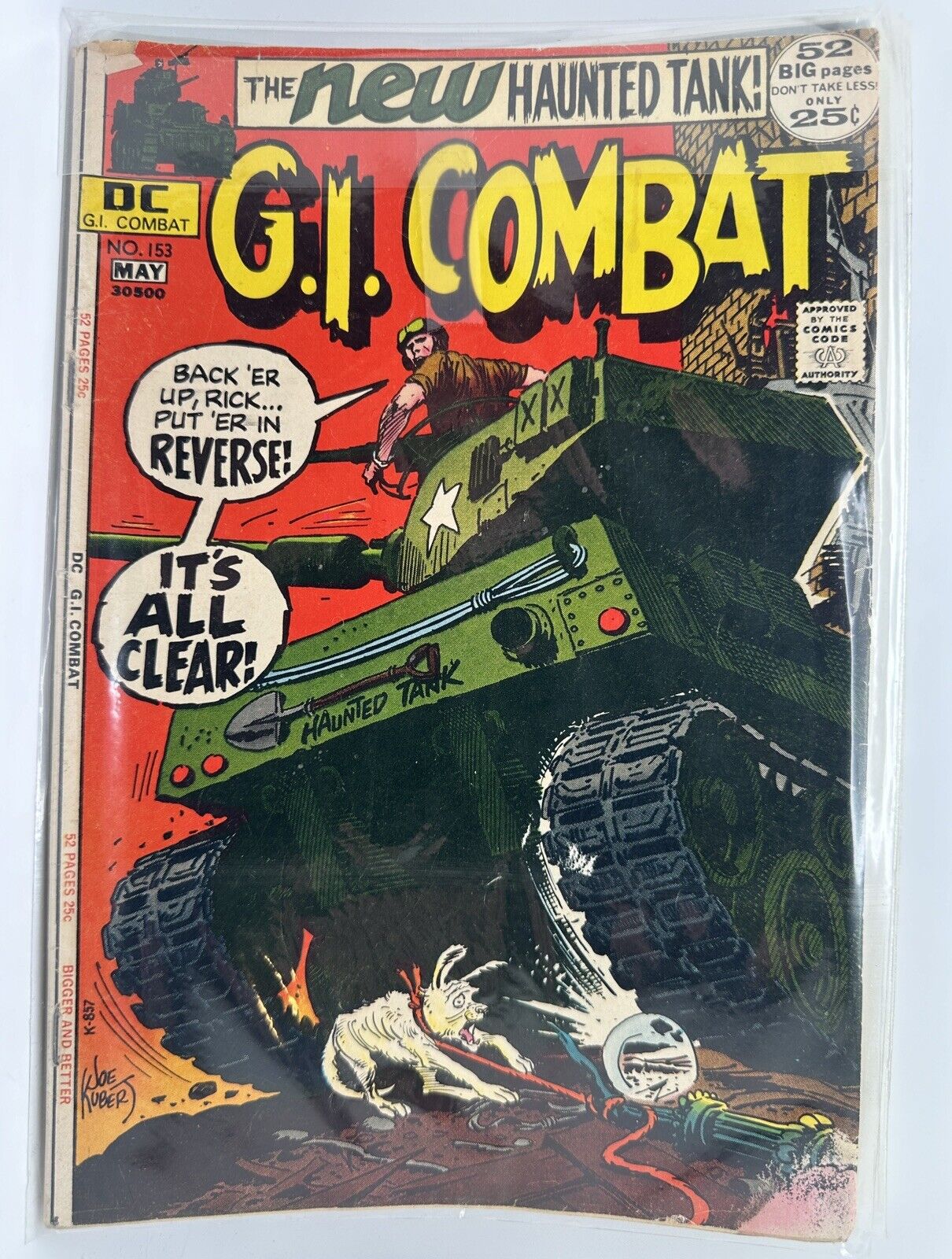 G.I. Combat 153 DC Comics 52 Page Giant Size Bronze Age 1972