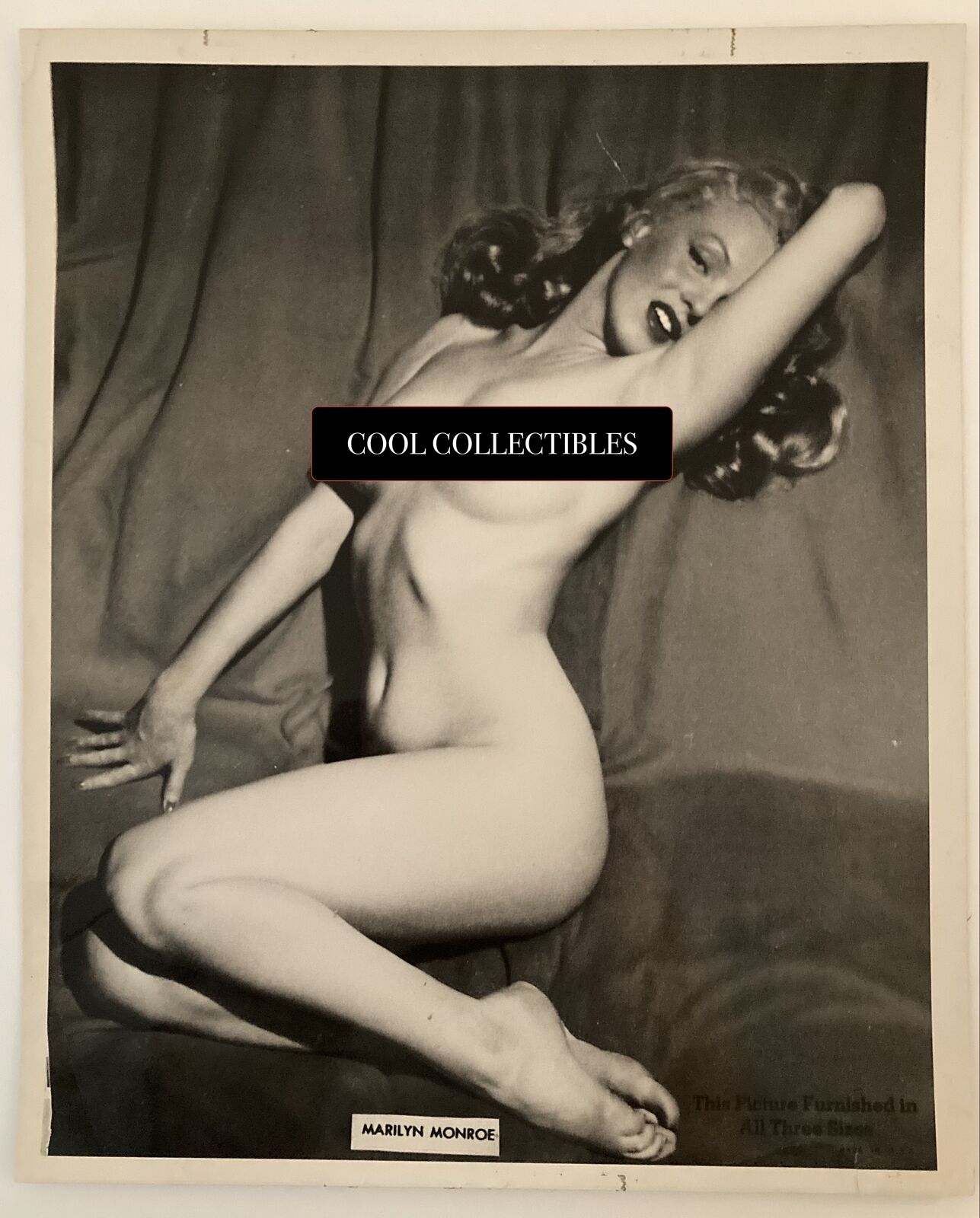 Marilyn Monroe 1952 Press Photo Champion Calendar Files OOAK Litho Golden Dreams