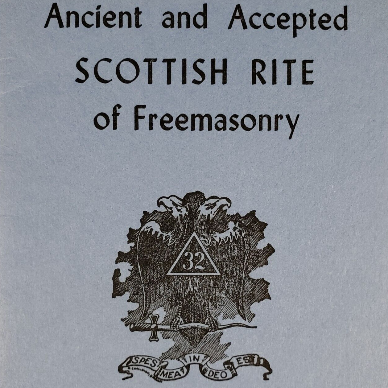 Baltimore Scottish Rite Masonic Book c1973 Vintage Freemasonry Maryland MD B72