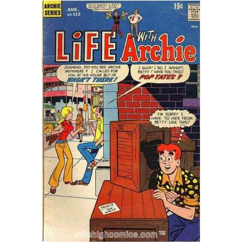 Life with Archie (1958 series) #112 in Fine minus condition. Archie comics [b%