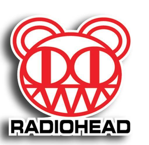 Radiohead Main Logo  Logo Sticker / Vinyl Decal  | 10 Sizes with TRACKING