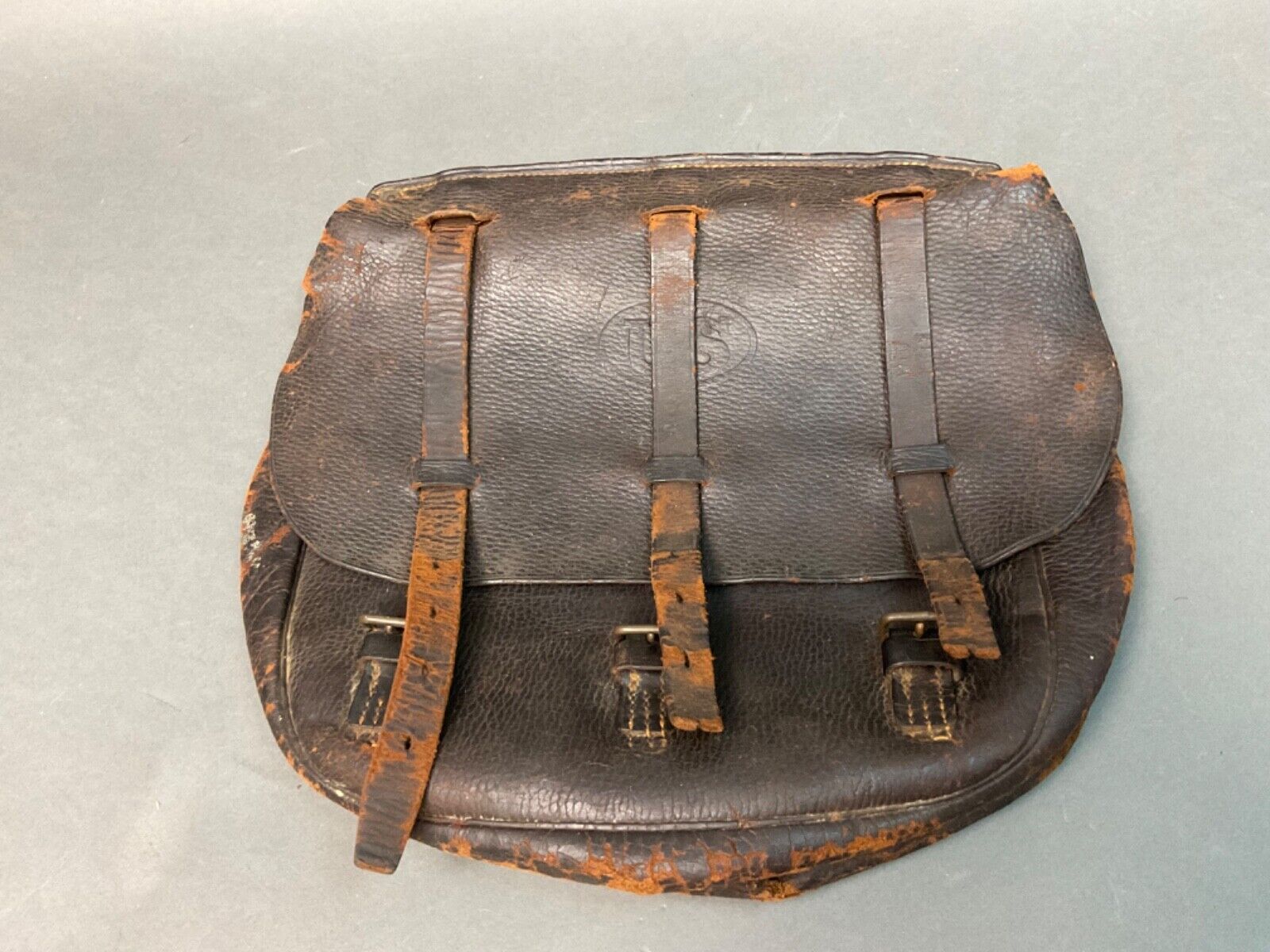Original / Authentic WWI US Calvary Leather Saddle Bags