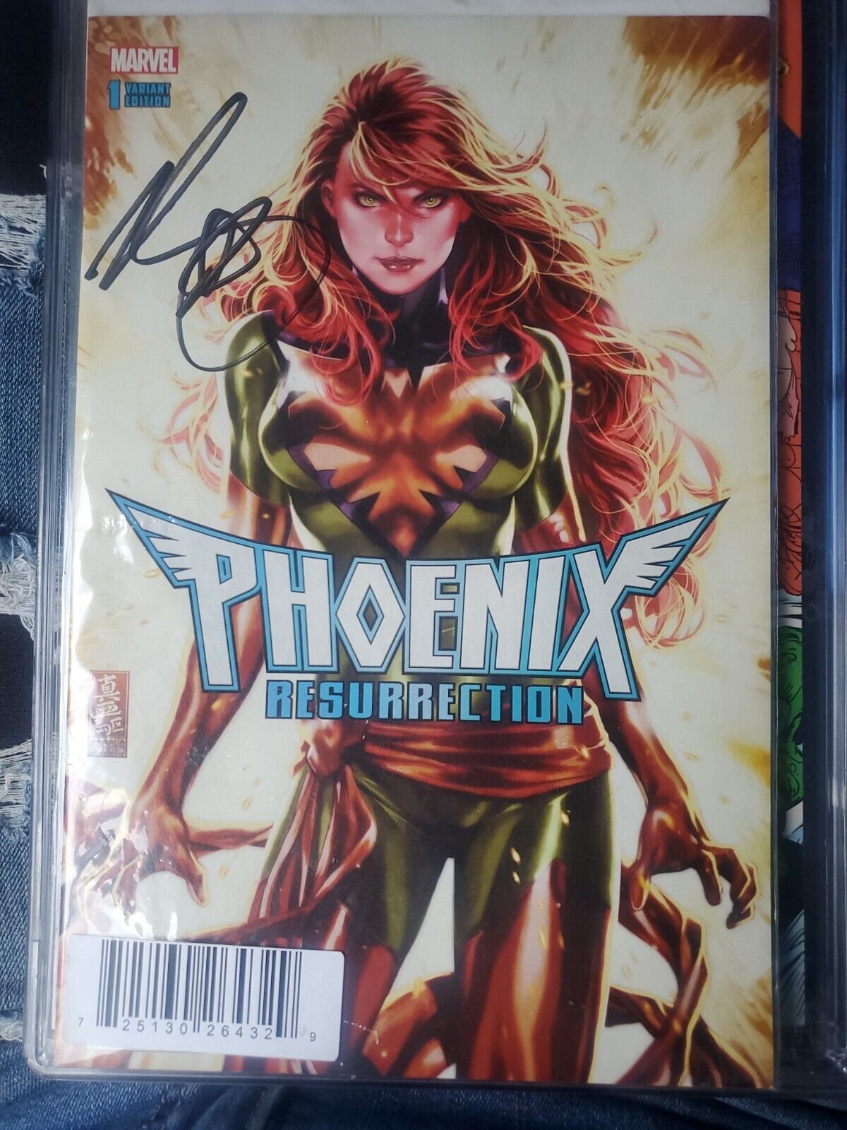 Phoenix: Resurrection #1 (Marvel, 2018) Mark Brooks trade variant coverSIGNED
