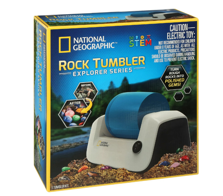 National Geographic Rock Tumbler machine - Rock Tumbler Kit / Rock polisher NEW