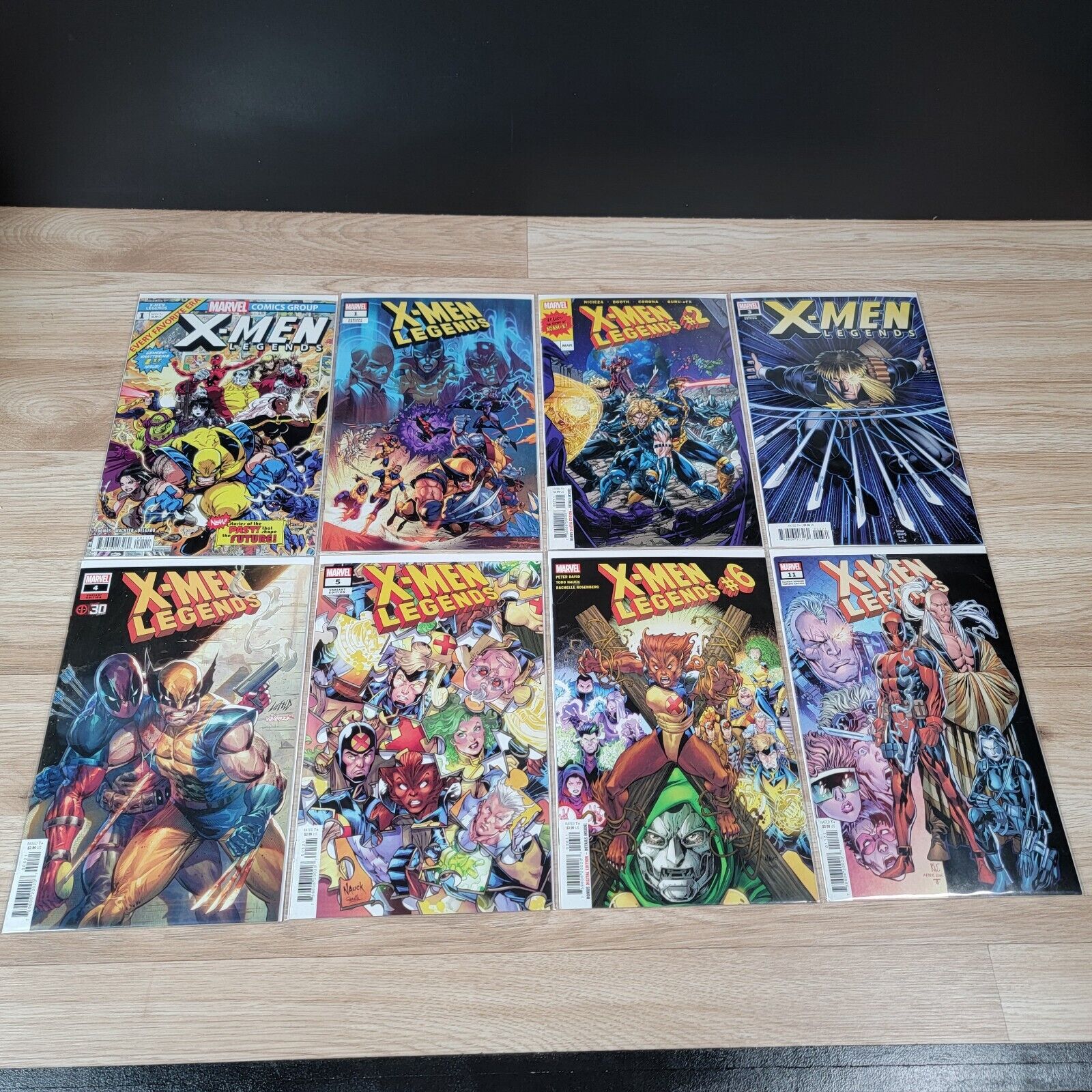 X-Men Legends #1-6, 11 Marvel Comics Wolverine Lot of 8 - NM