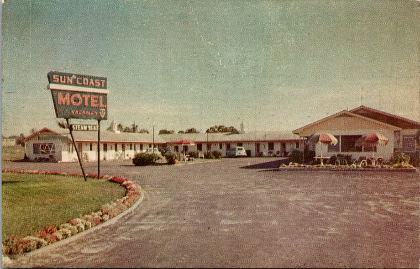 Bradenton, FL Florida Suncoast Motel Bradenton FL Vintage Chrome Postcard