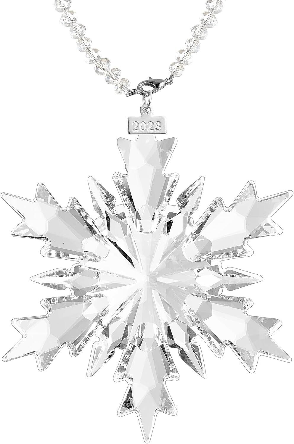 2023 Crystal Annual Edition Christmas Large Snowflake Ornament Limited Edition