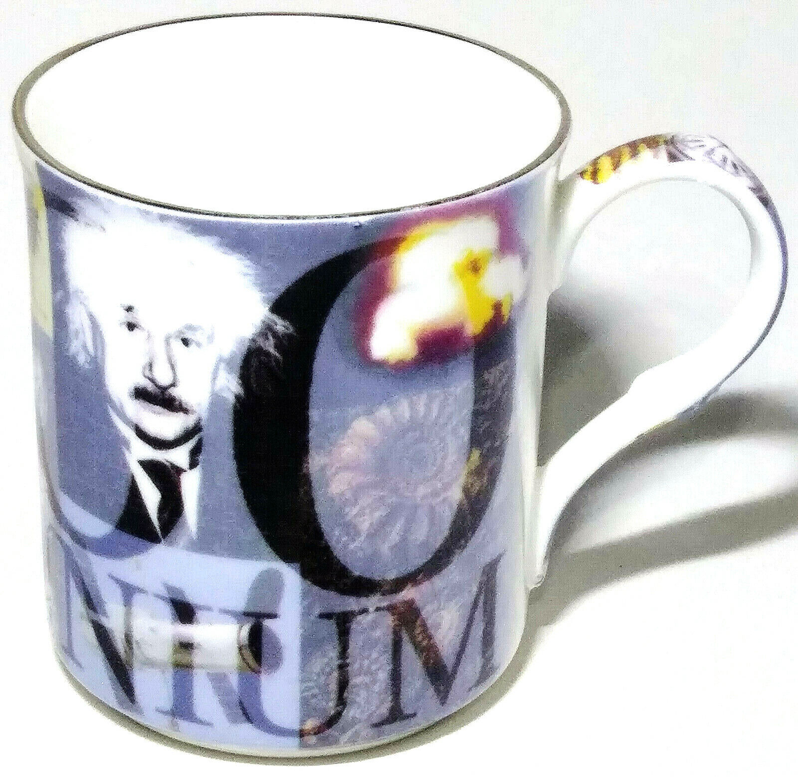 2000 Millennium Einstein Coffee Mug Bone China Tea Cup Burlington an Exclusive