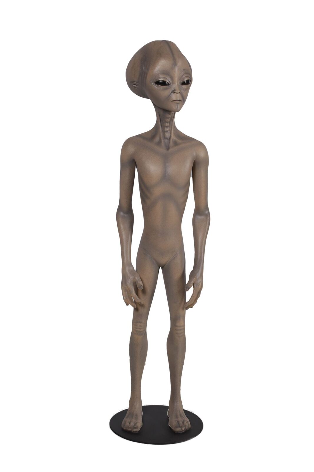 Gray Alien Life Size Statue Alien Prop Decor Outer Space Theme Display Creature