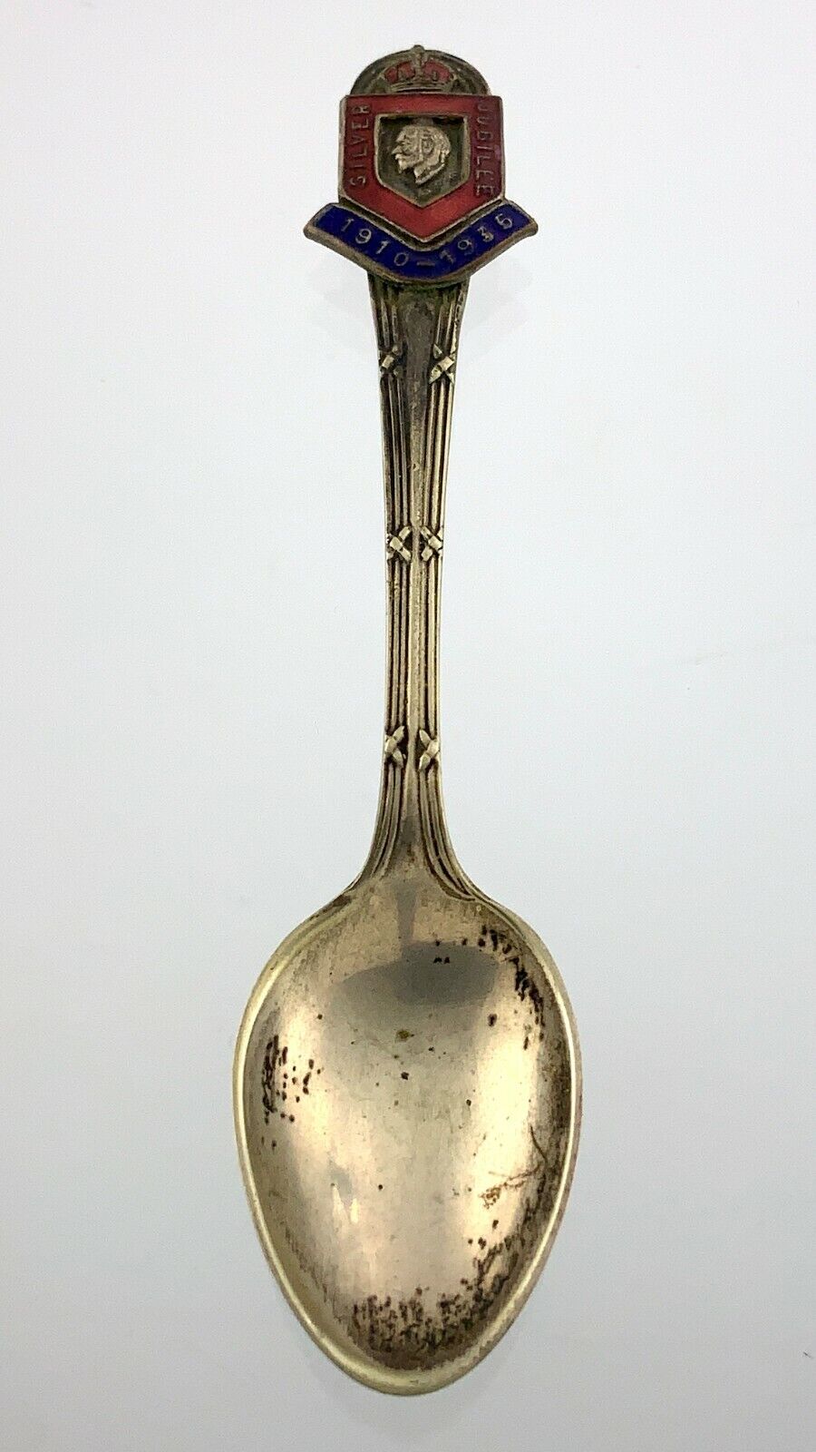 Vintage King George V 1910 - 1936 Silver Jubilee Souvenir Spoon EPNS U429