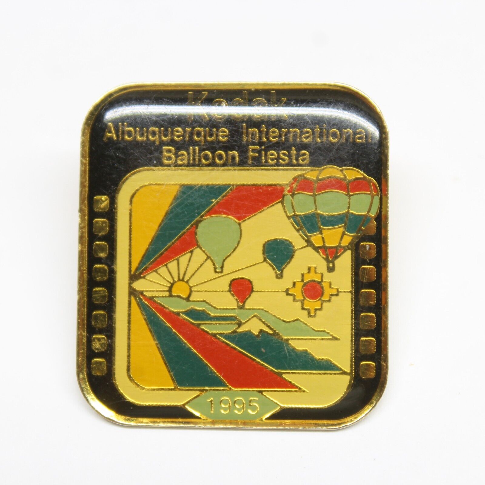 Kodak Albuquerque International Balloon Fiesta Pin Lapel Enamel Collectible