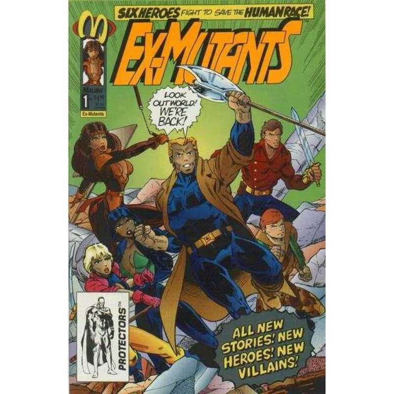 Ex-Mutants (1992 series) #1 in Near Mint condition. Malibu comics [k]