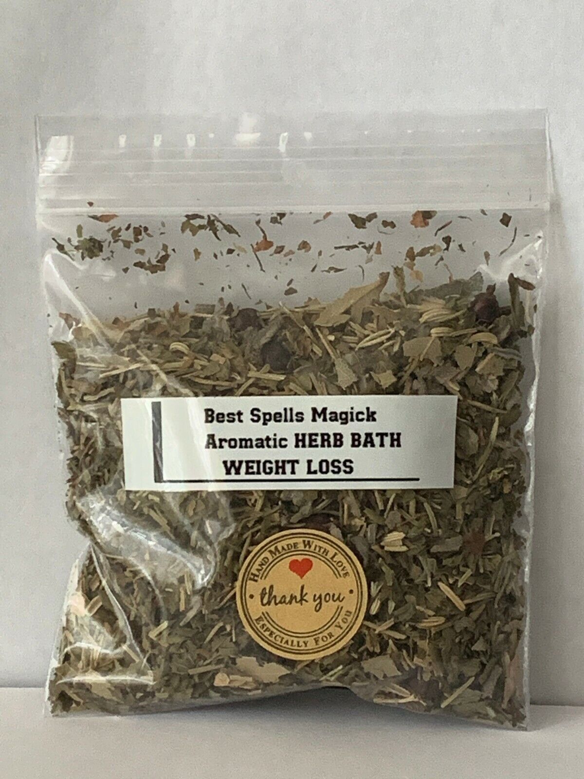 WEIGHT LOSS Spell & Aromatic Bath Herbal Blend by Best Spells Magick