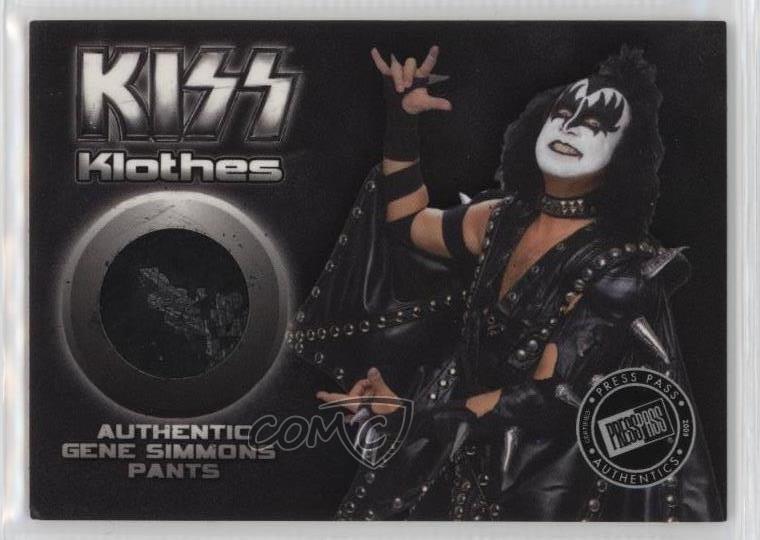 2009 Press Pass KISS Ikons Kiss Klothes Gene Simmons #KK-1.1 13xi