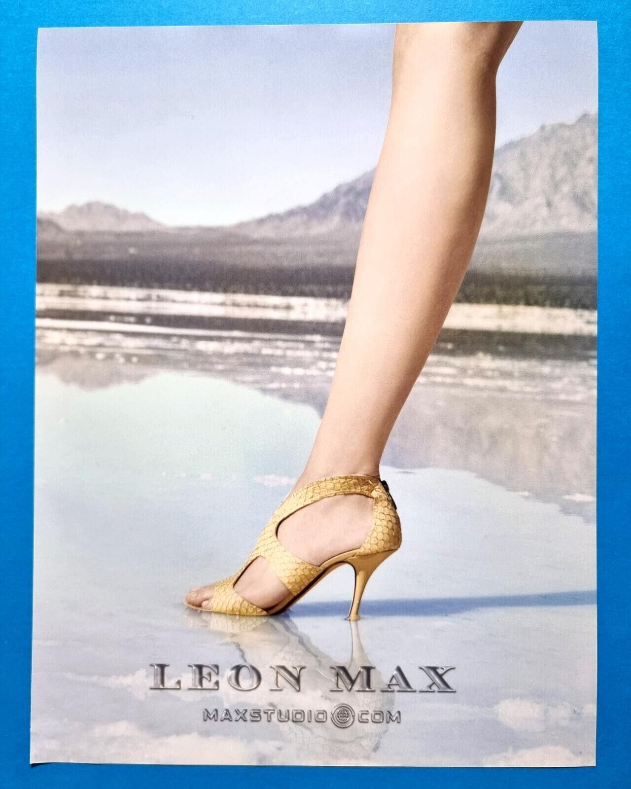 Footwear Magazine D/Sided Print AD   Women Fashion  Long Legs High Heels Shoes