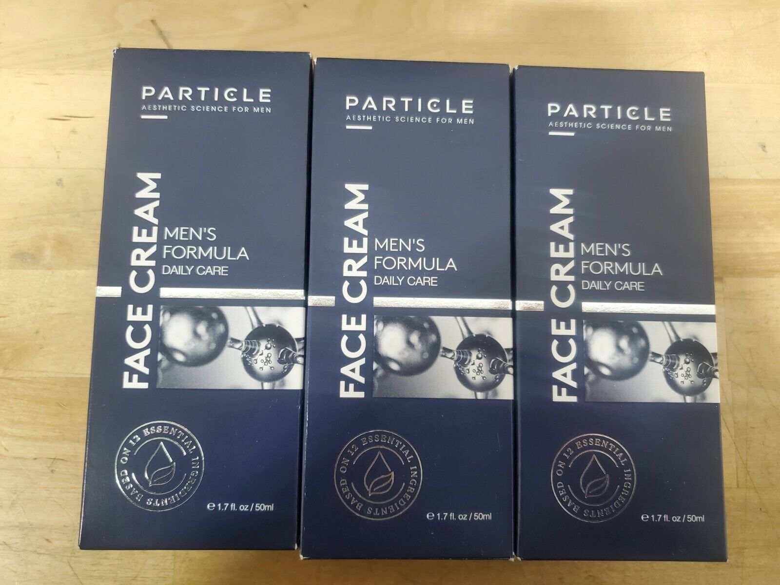 3 Bottles Particle For Men Face Cream Anti Aging