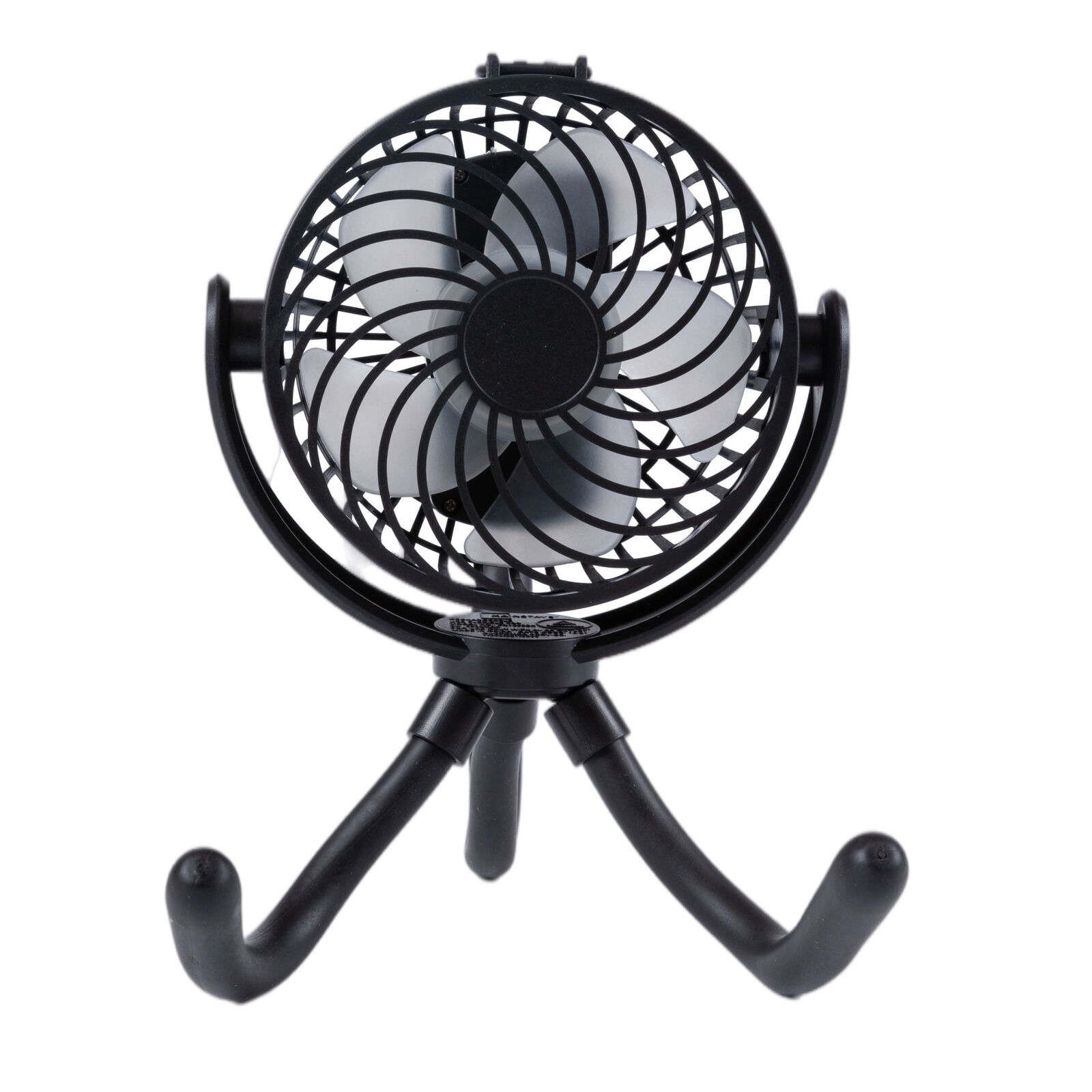 Mainstays New Portable Rechargeable Fan with Flexible Tripod , Black