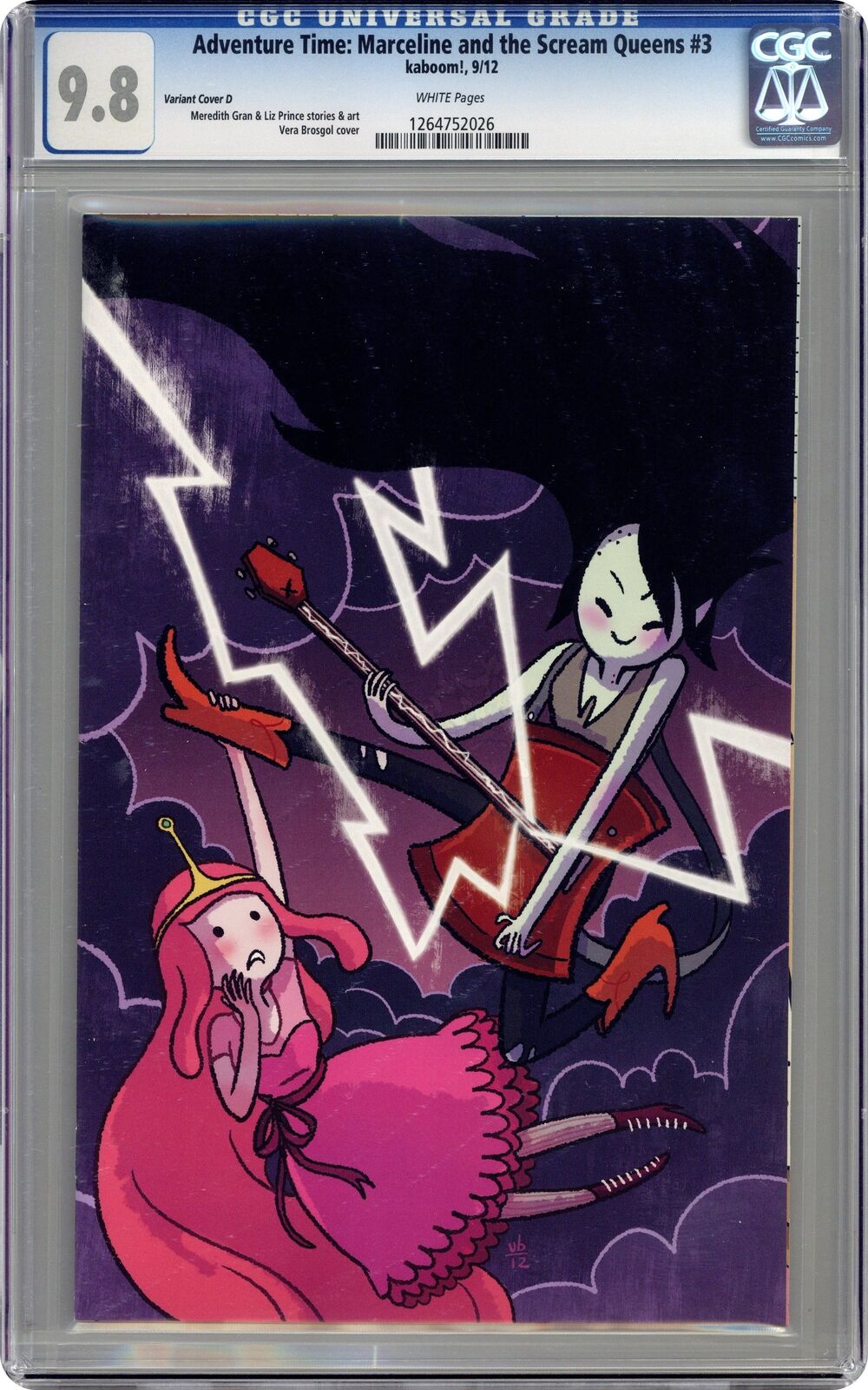 Adventure Time Presents Marceline and the Scream Queens #3D CGC 9.8 2012