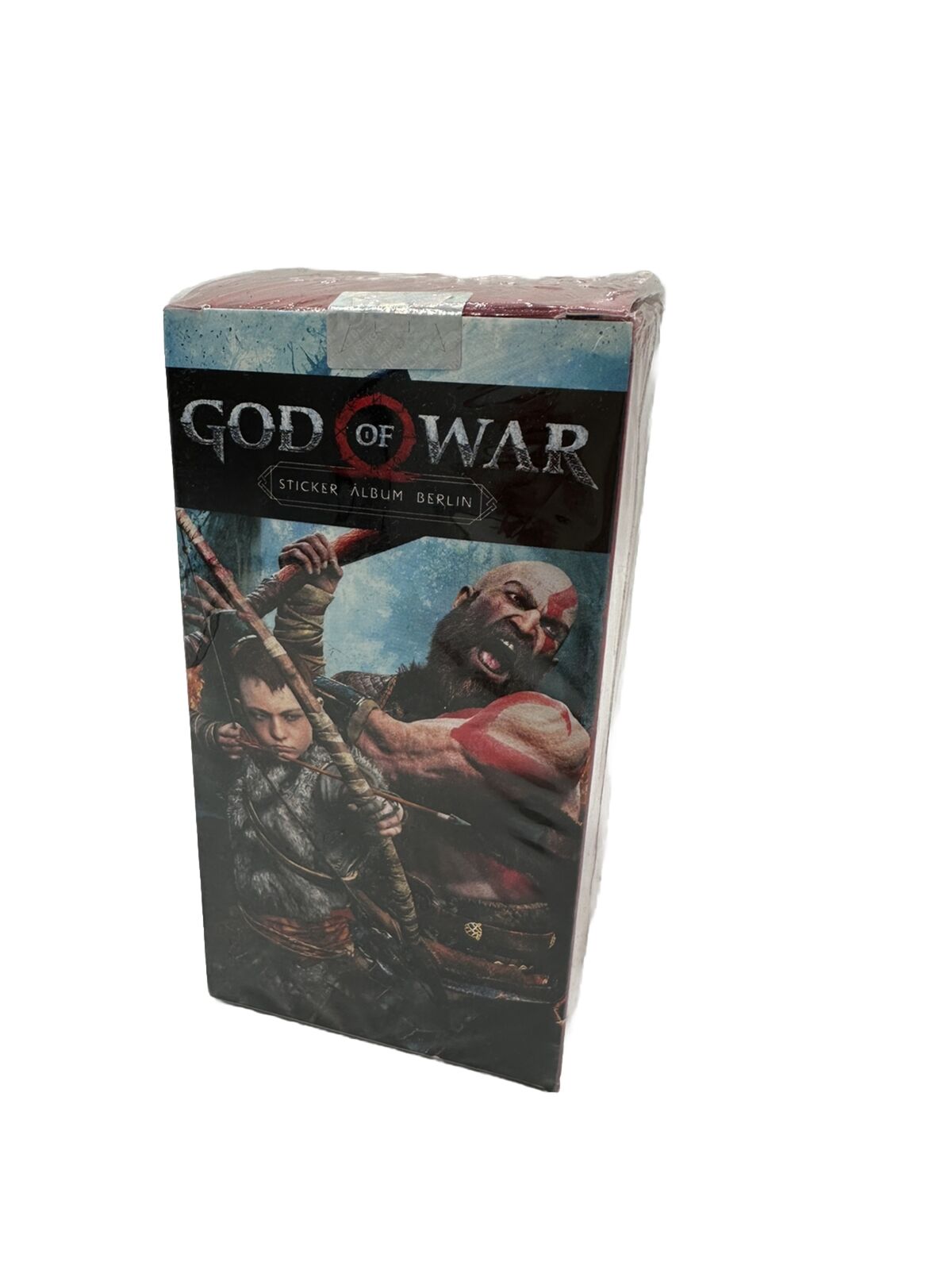 BOX GOD OF WAR Berlin Sticker + Card - 50 Sealed Packs 2021 Older Edition KRATOS