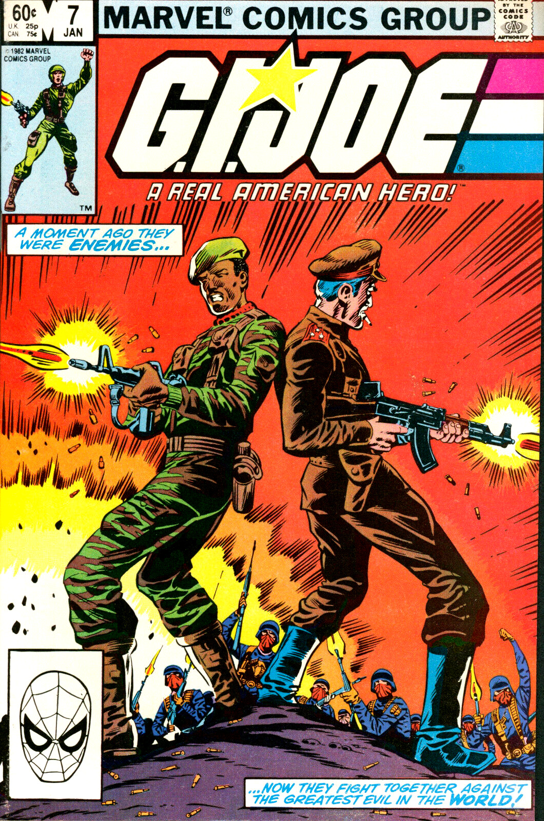GI Joe #7 Marvel Comics 1982 VF