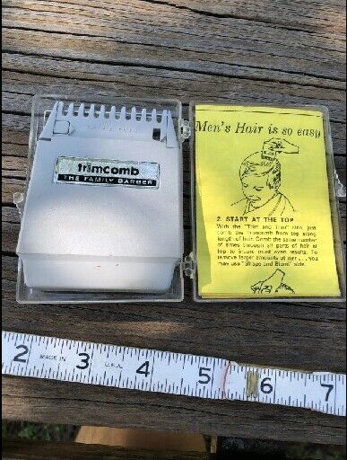 Popeil Brothers Trimcomb The Family Barber Hair Trim Tool Works Made in USA