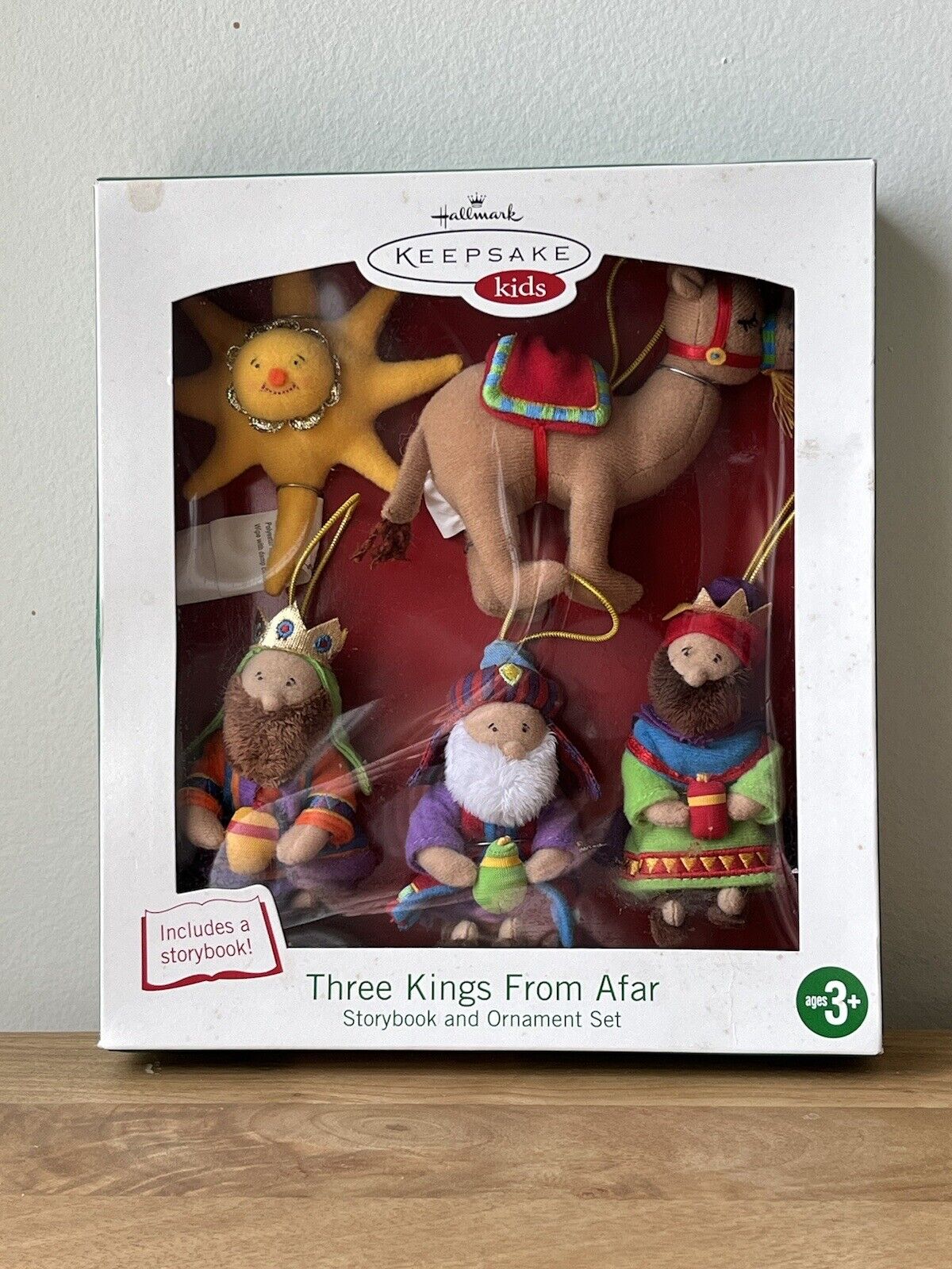 Hallmark Keepsake Kids Three Kings From Afar Storybook & Ornament Set NEW in box