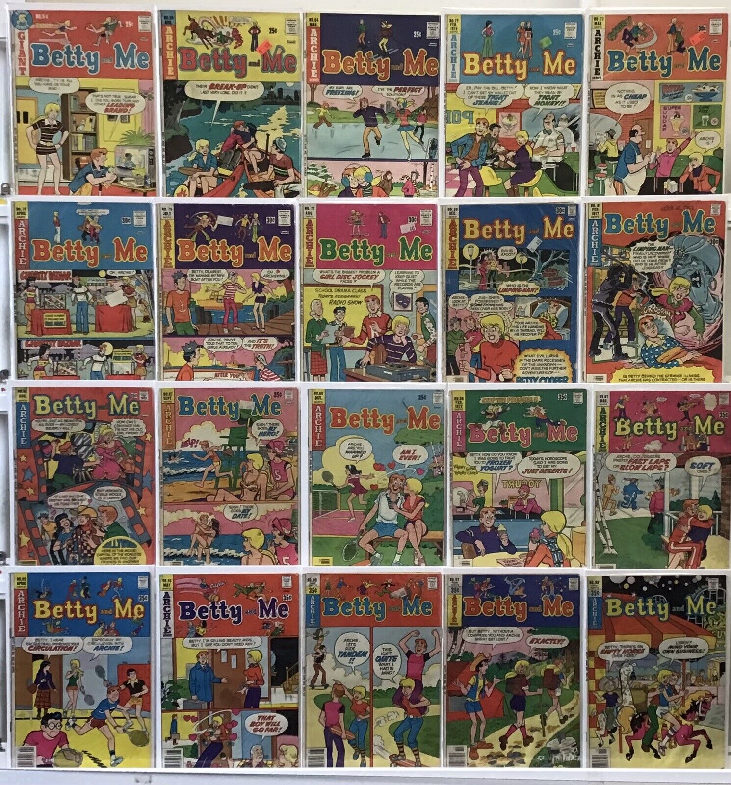 Vintage Betty and Me Comic Book Lot Of 20