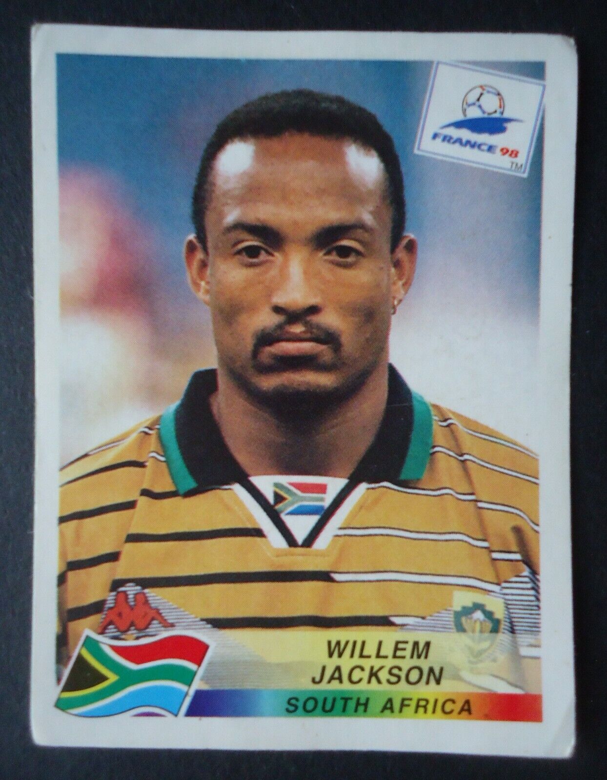 Panini Sticker 178 Willem Jackson South Africa South Africa 1998 World Cup France