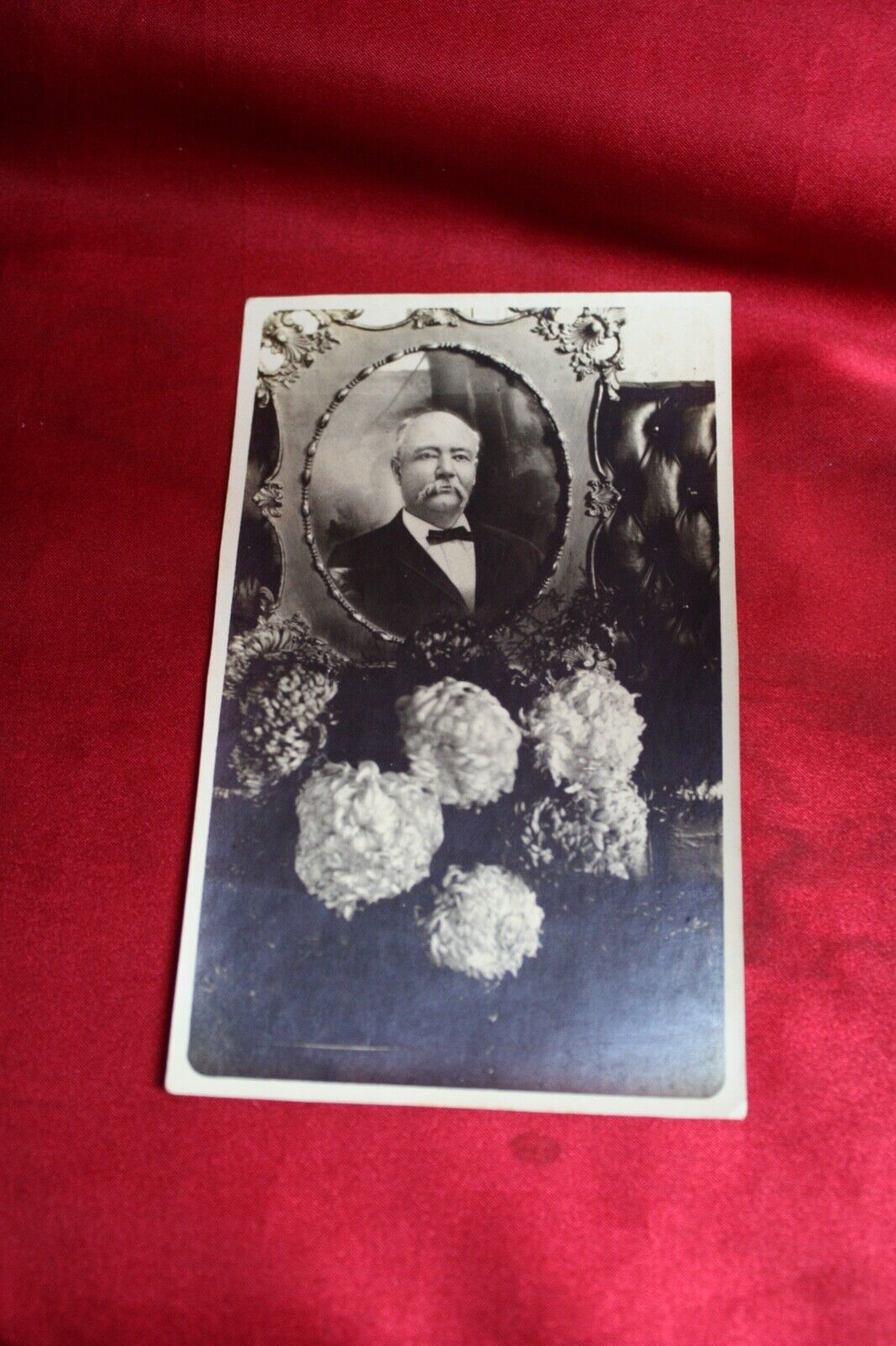 Old Photograph Judge W S Dugat Funeral, Jennie Rust Studios Beeville Tx 1903