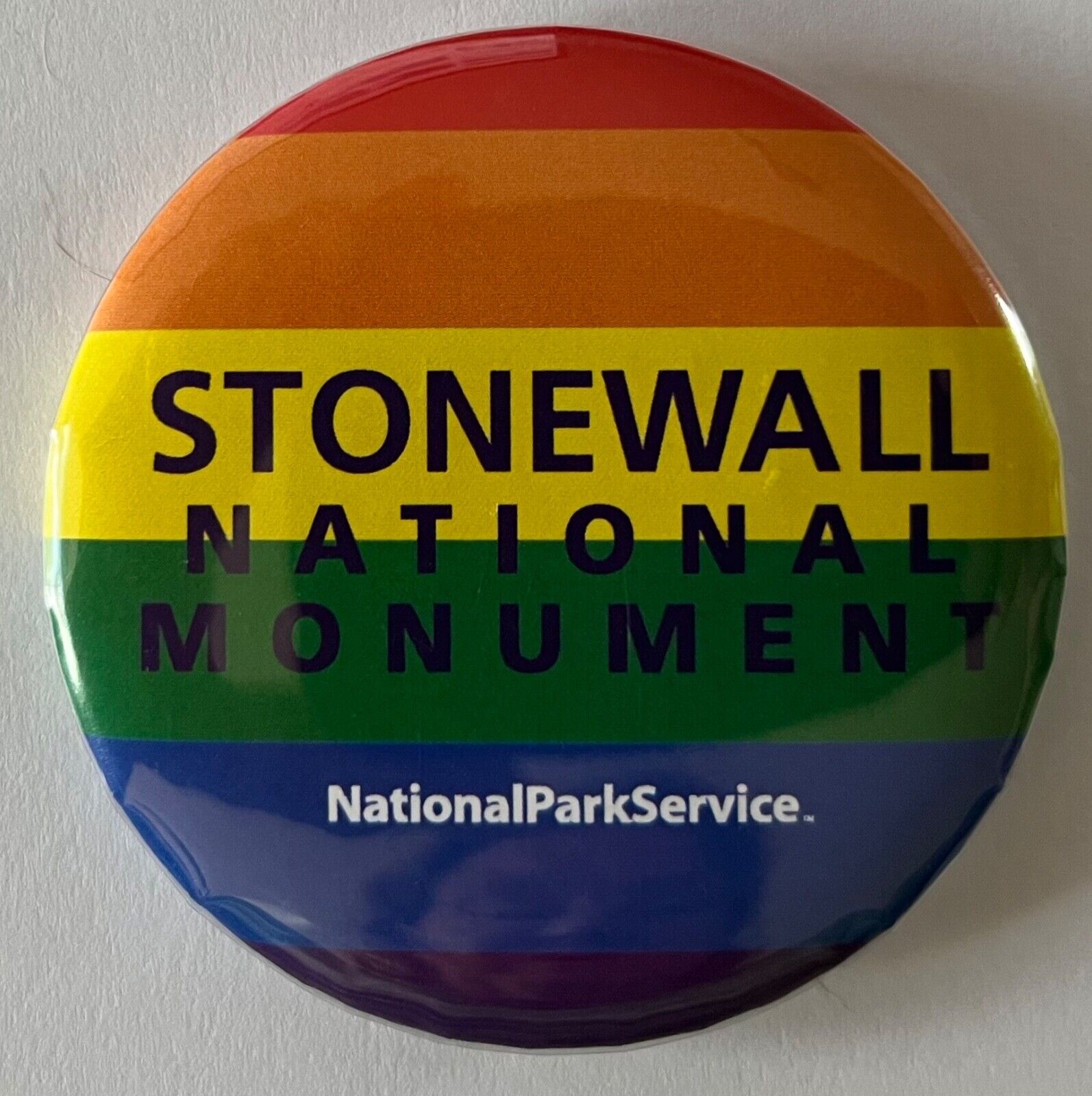 Stonewall National Monument button Gay LGBTQ homosexual Park Service cause