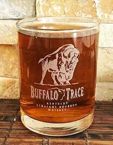 BUFFALO TRACE Kentucky Straight Bourbon Whiskey Glass
