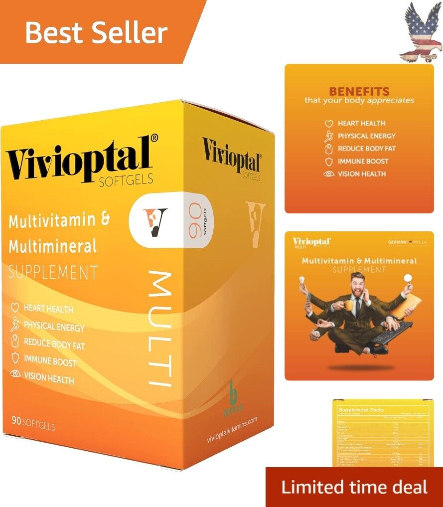 Vivioptal High-Potency German Softgels - B-Complex - Lipotropics - Gluten-Free