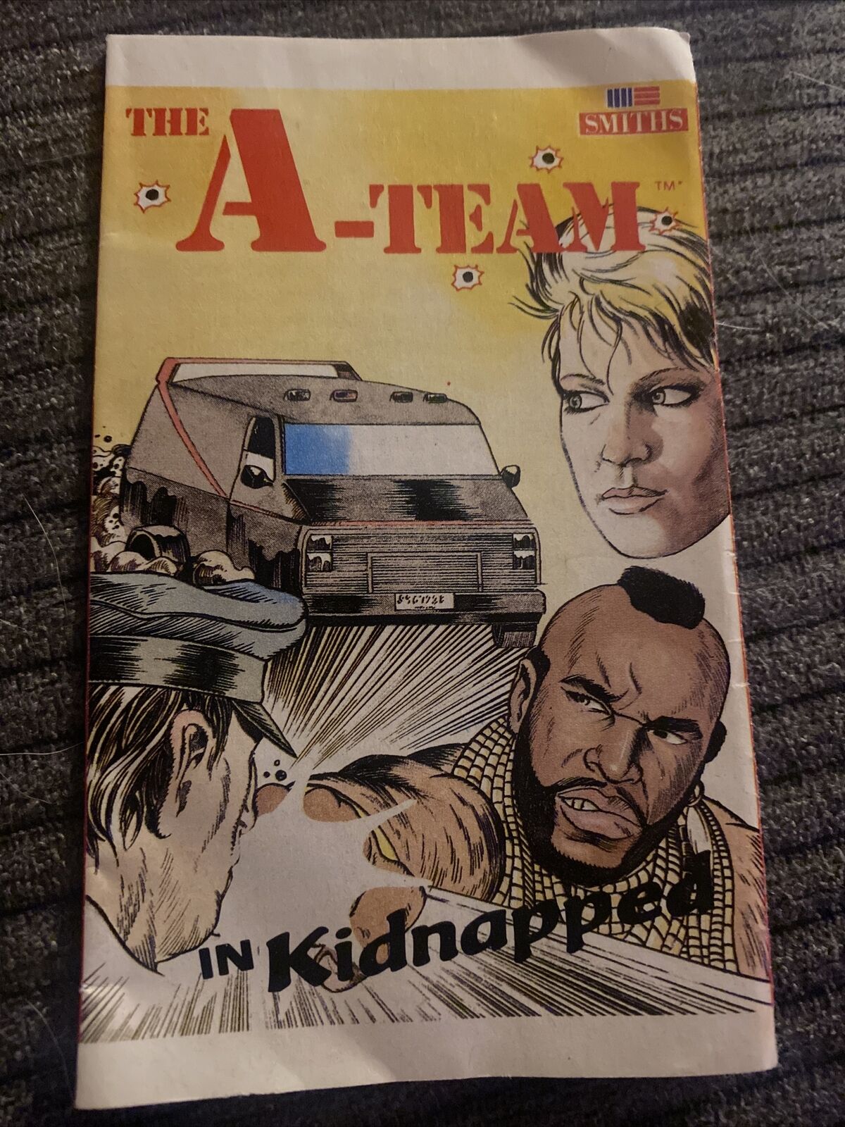 the A- team 1983 smiths mini comic in kidnapped
