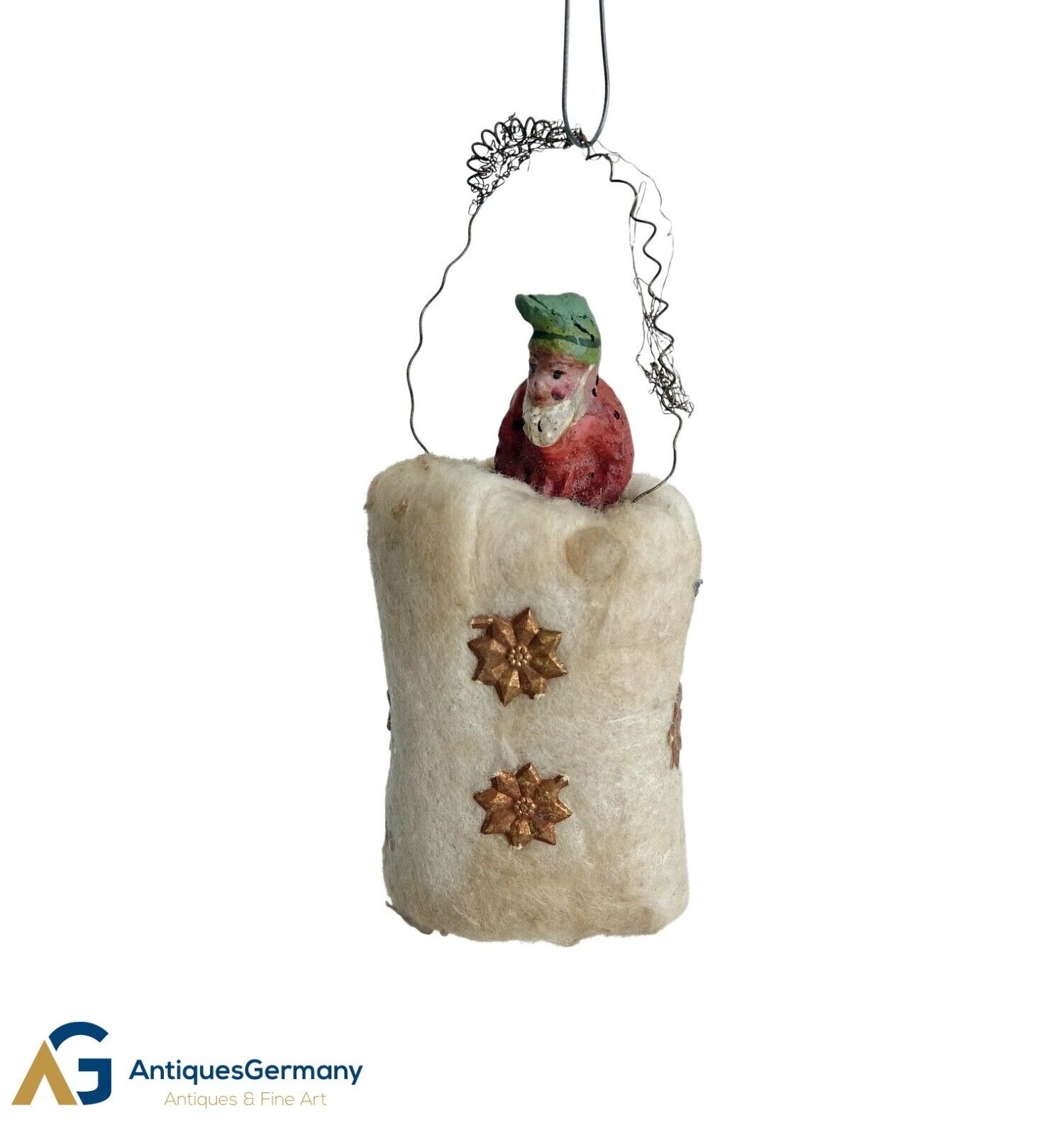 Age Christmas Tree Ornaments, Cotton With Dwarf 1910 (#16545)
