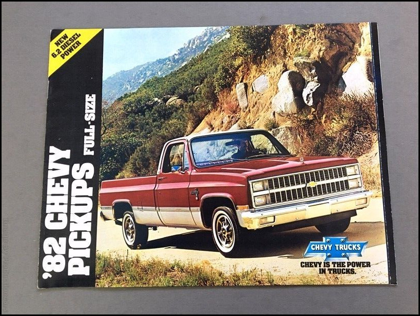 1982 Chevrolet Silverado Truck Sales Brochure Catalog