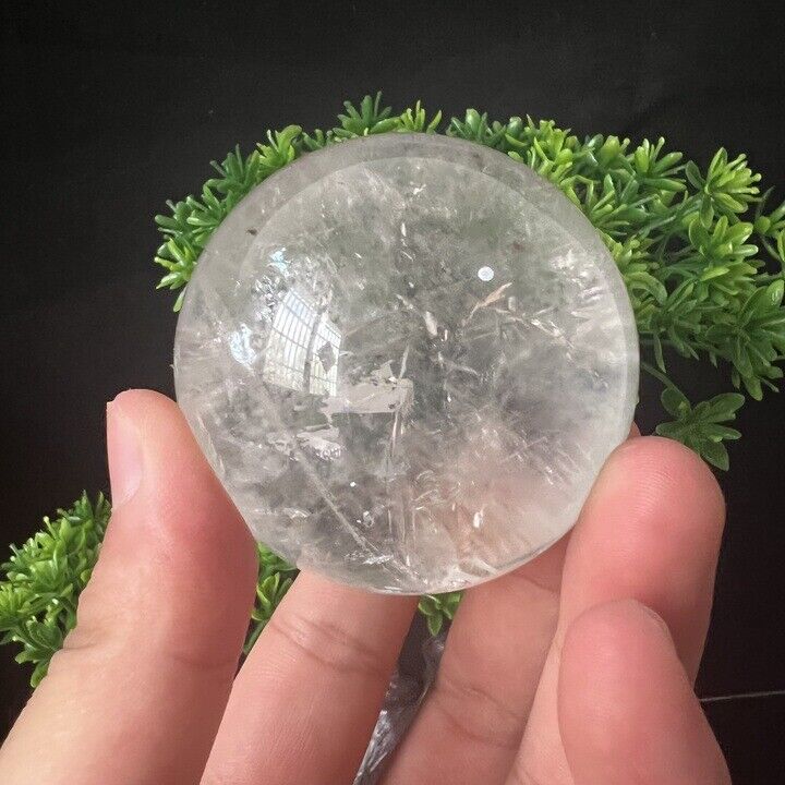 50-80mm Natural White Clear Quartz Crystal Sphere Reiki Energy Gemstone Ball