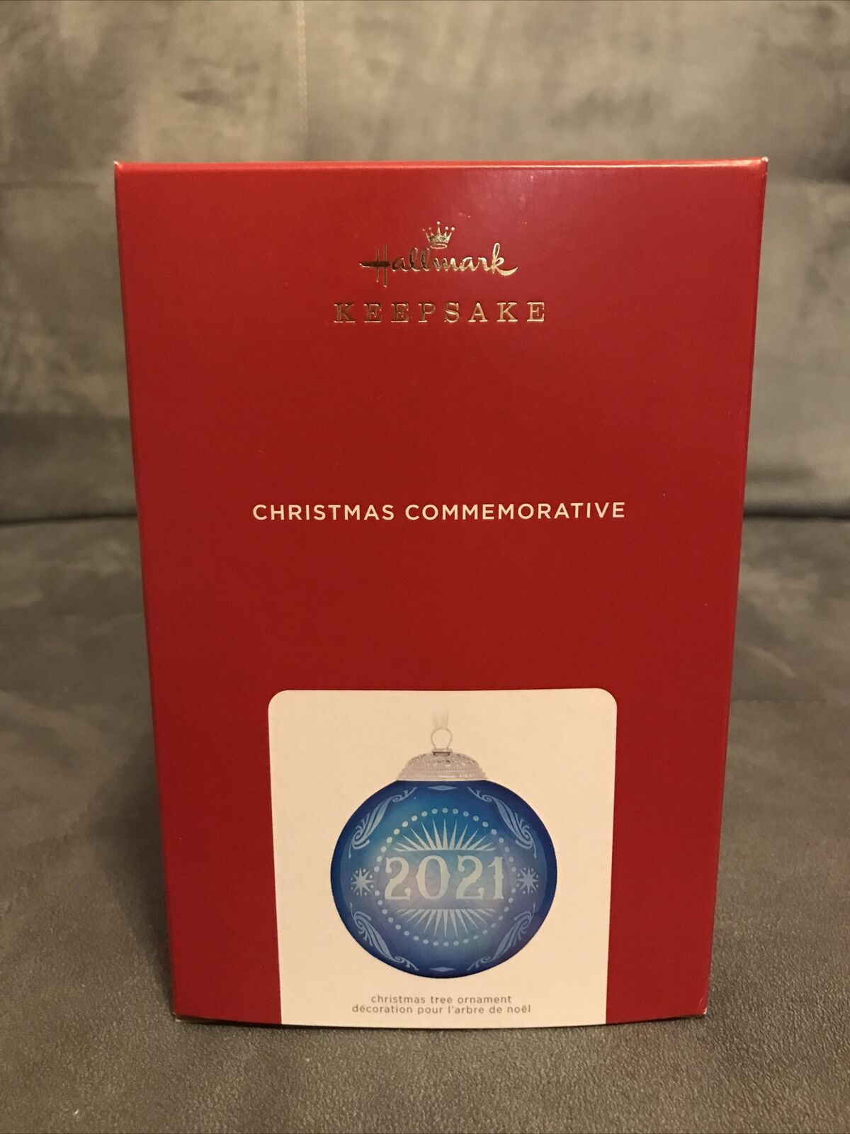 Hallmark Blue Christmas Commemorative Keepsake Ornament 2021 9th in Series