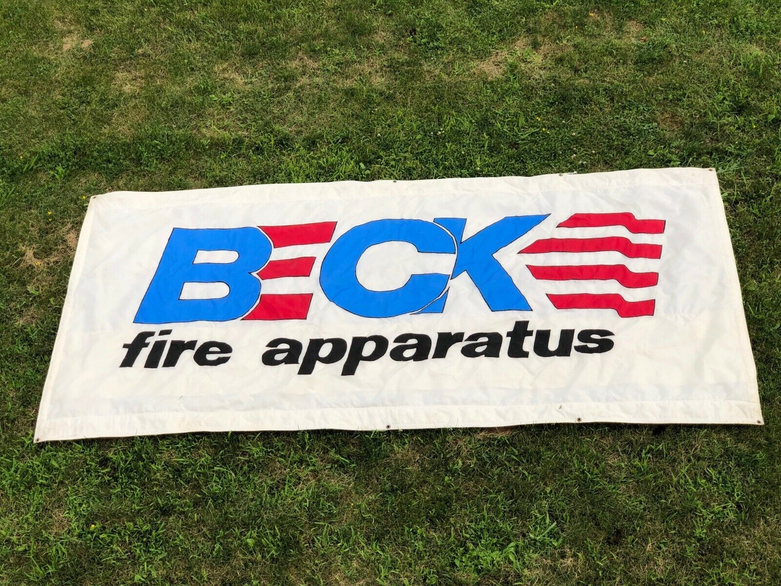 LARGE Beck Fire Apparatus Banner 105