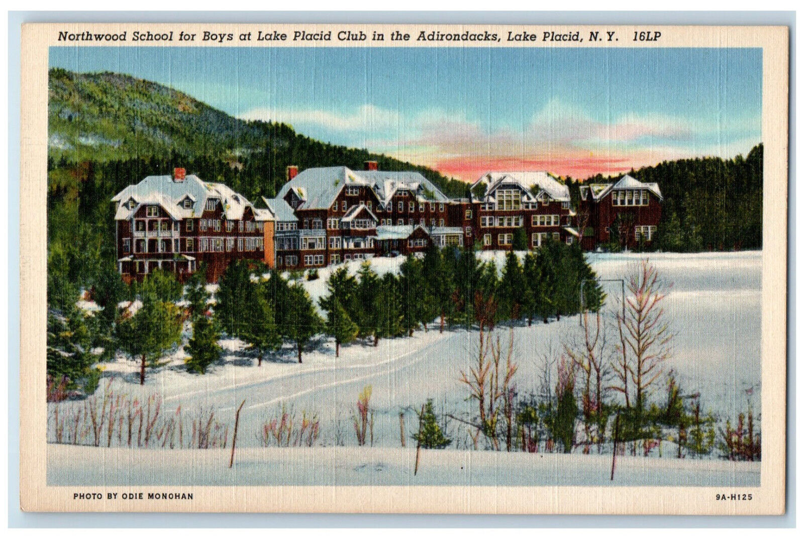 c1940's Northwood School at Lake Placid Club Adirondacks New York NY Postcard