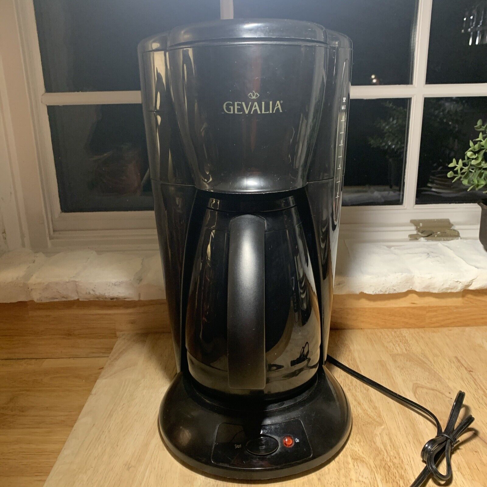 Gevalia C60- BC - Coffee Maker - Black - Tested And working.