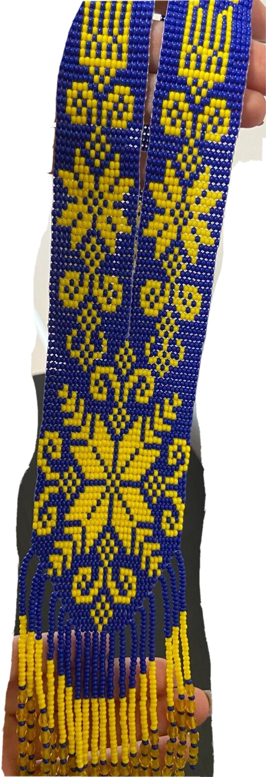 Ukraine Necklace Blue & Yellow