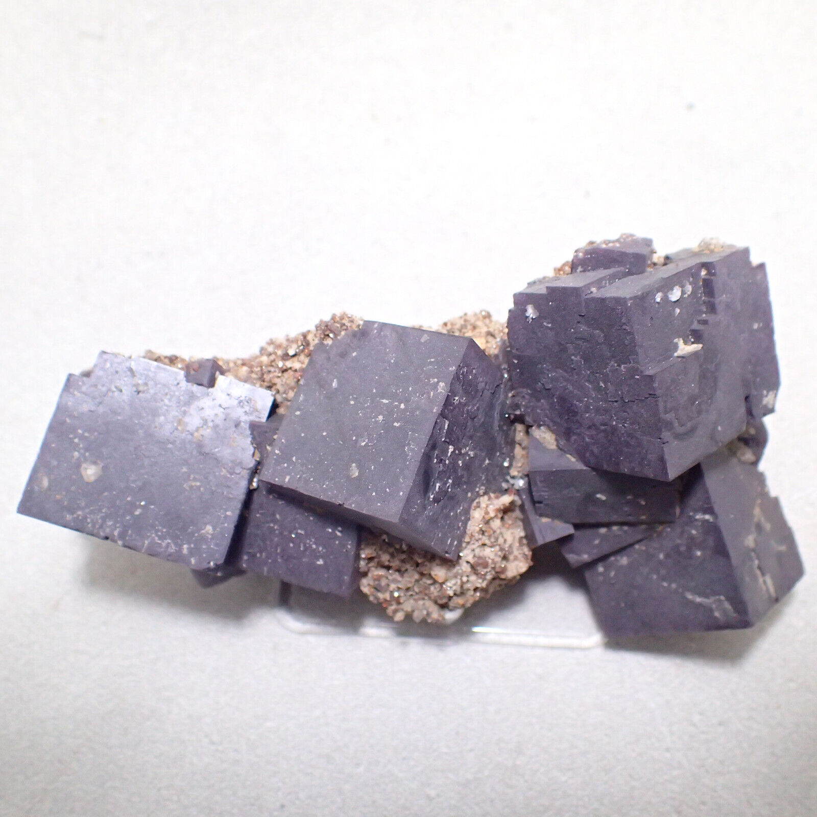 Fluorite on Sphalerite, Annabel Lee Mine, Harris Creek District, Illinois