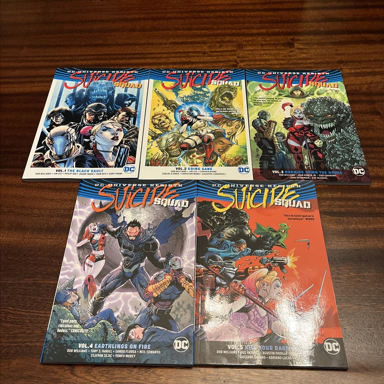 Suicide Squad DC Rebirth TPB Lot Vol 1-5 (2017) Brand New Paperback