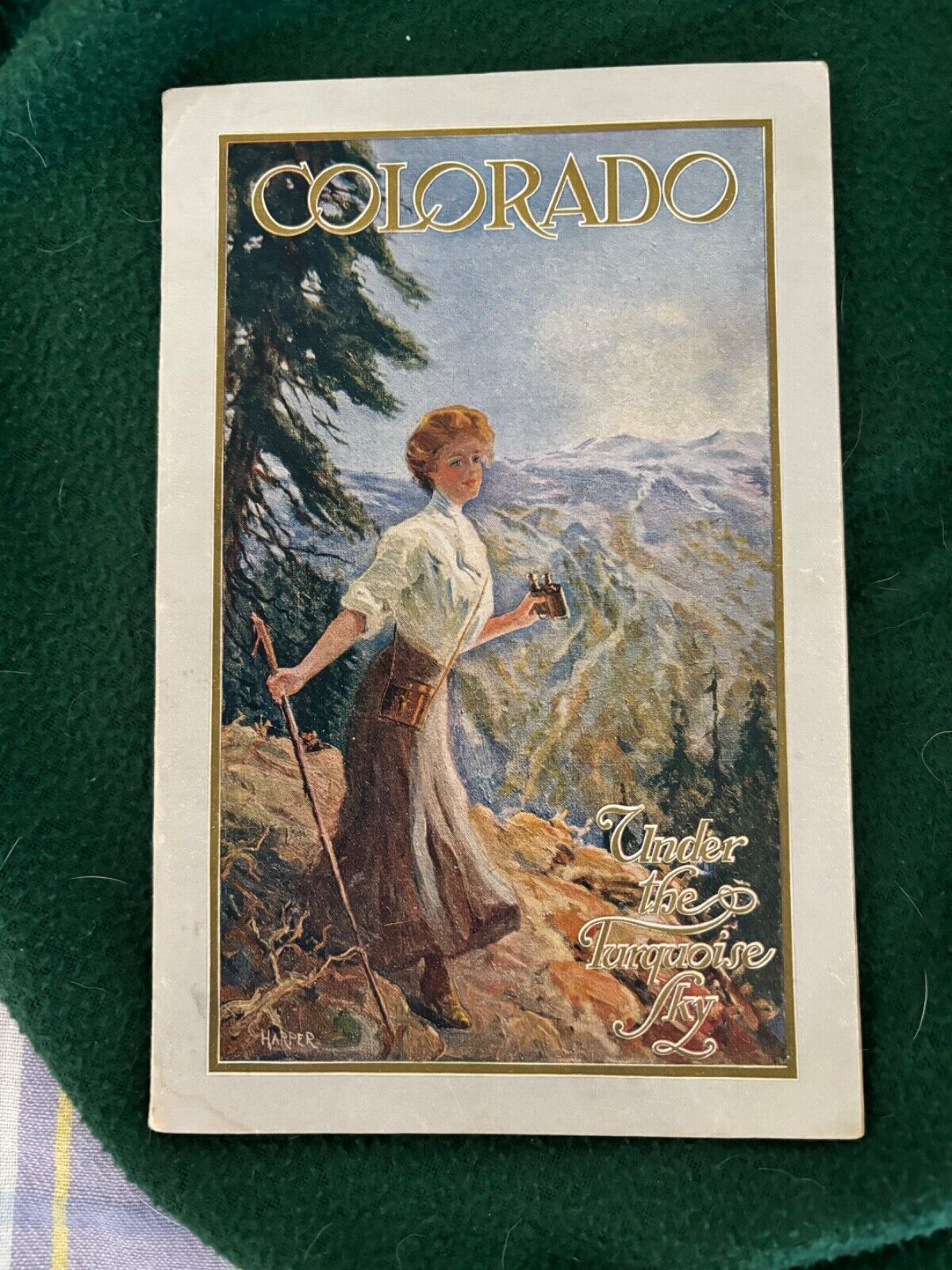 1909 Colorado Rock Island-Chicago & Eaton RR Turquoise Sky