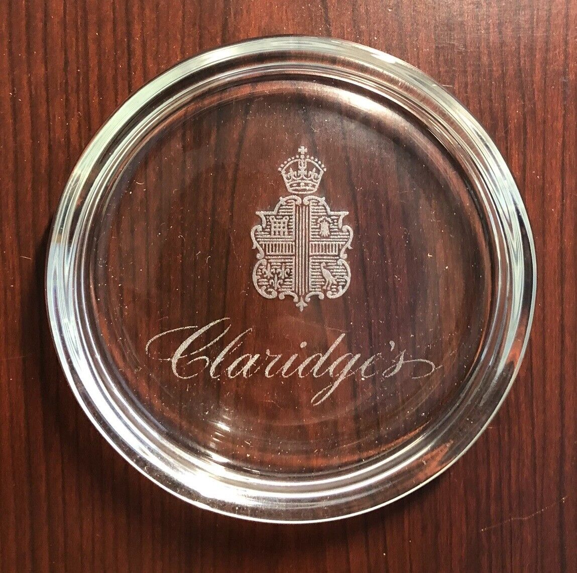 Vintage 5-Star Luxury Claridge's Hotel London England Ashtray