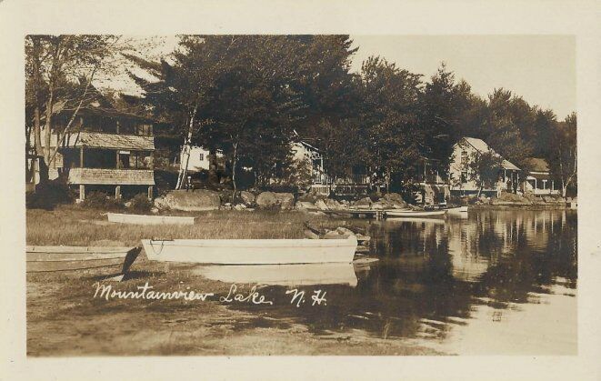 Old Real Photo Postcard - Mountainview Lake NH
