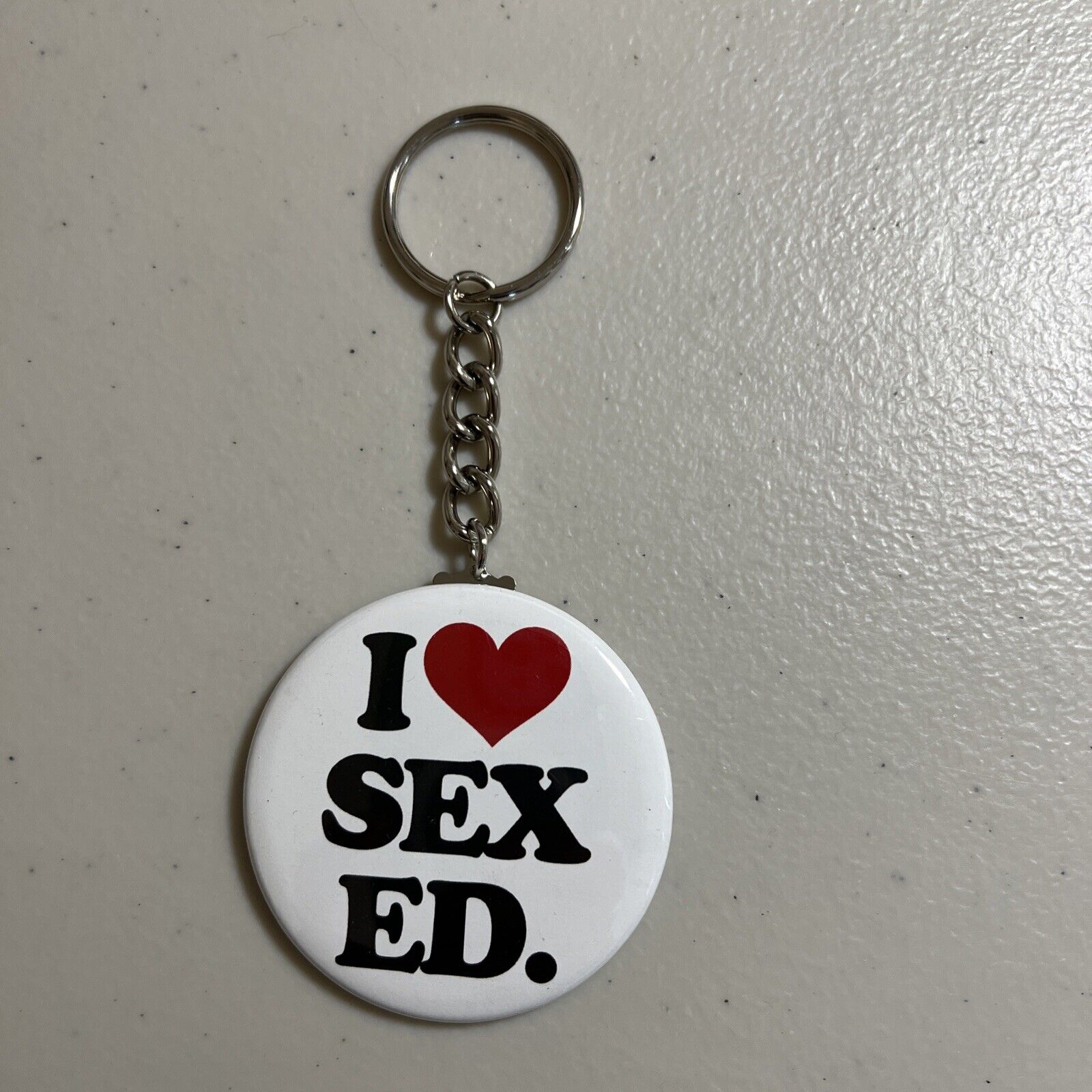I Love Sex Ed Keychain, Sexuality, Sex Education. New