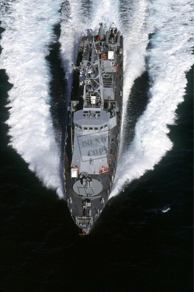  US NAVY USN PATROL CRAFT USS MONSOON (PC-4) 8X12 PHOTOGRAPH